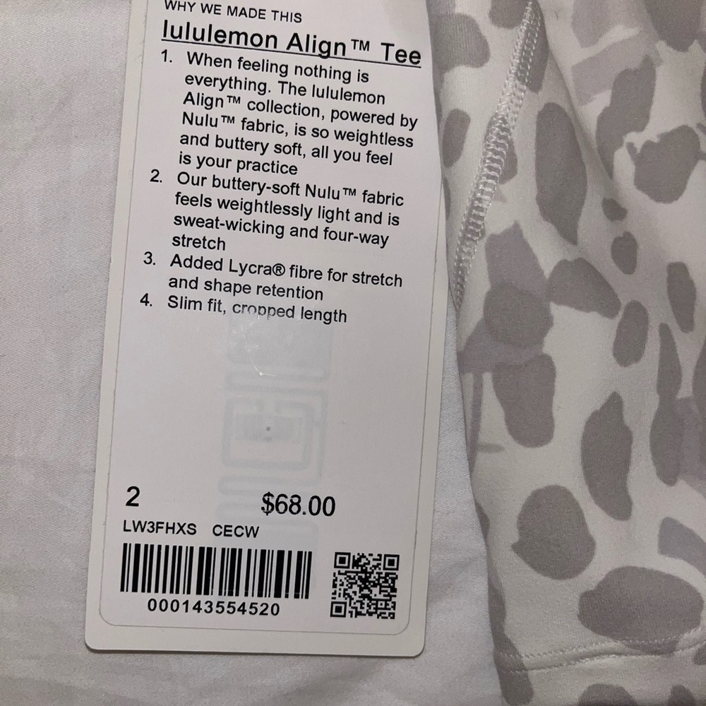 Lululemon align top/tee RARE - Picture 3 of 4